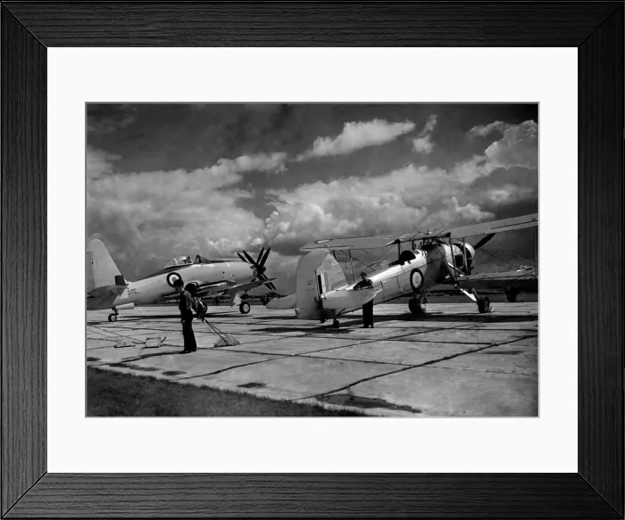 Framed Print : Fairy Swordfish and Westland Wyvern. July 1953 P004816 Framed Print : Fairy Swordfish and Westland Wyvern. July 1953 P004816