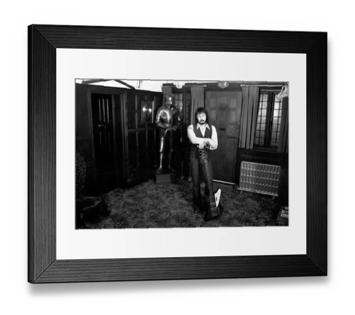 Framed Print : Musician / Music / Rock: John Entwhistle Bass Guitarist of the who pictured at his Ealing Framed Print : Musician / Music / Rock: John Entwhistle Bass Guitarist of the who pictured at his Ealing