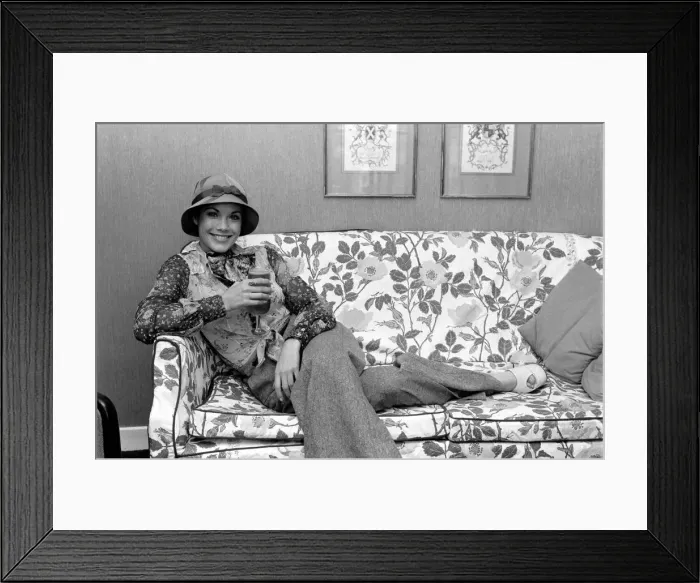 Framed Print : American singer Barbie Benton. January 1975 75-00375 Framed Print : American singer Barbie Benton. January 1975 75-00375