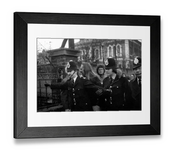 Framed Print : The Study of Enoch: Enoch Powell this evening was the guest speaker at the Anti Common
