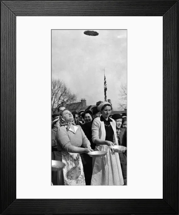 Framed Print : One of the Competitors takes a toss. March 1954 P005077 Framed Print : One of the Competitors takes a toss. March 1954 P005077