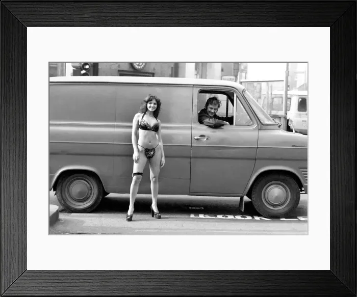Framed Print : Glamour. February 1975 75-01100 Framed Print : Glamour. February 1975 75-01100