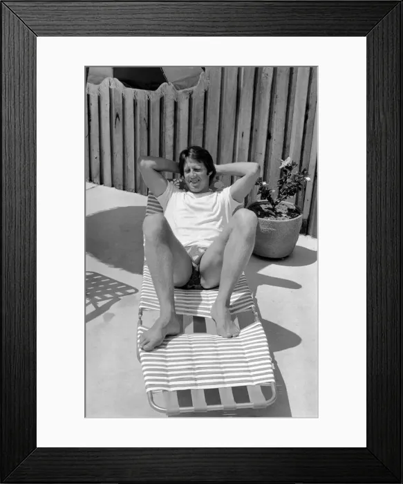 Framed Print : Cricket: Jeff Thomson Australian fast bowler. January 1975 75-00321-003 Framed Print : Cricket: Jeff Thomson Australian fast bowler. January 1975 75-00321-003