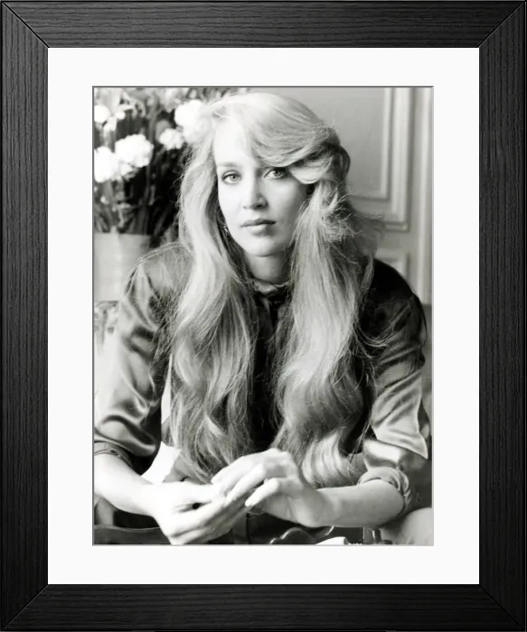 Framed Print : Jerry Hall November 1982 Framed Print : Jerry Hall November 1982