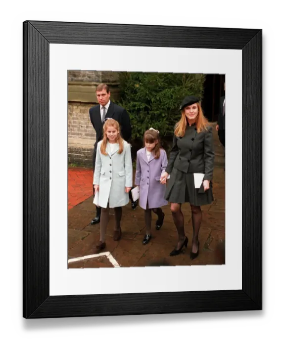Framed Print : Duchess of York Sarah Ferguson December 1998 the with Duck of York Framed Print : Duchess of York Sarah Ferguson December 1998 the with Duck of York
