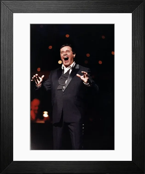 Framed Print : Jerry Lewis Actor singing at The Royal Variety Show Framed Print : Jerry Lewis Actor singing at The Royal Variety Show