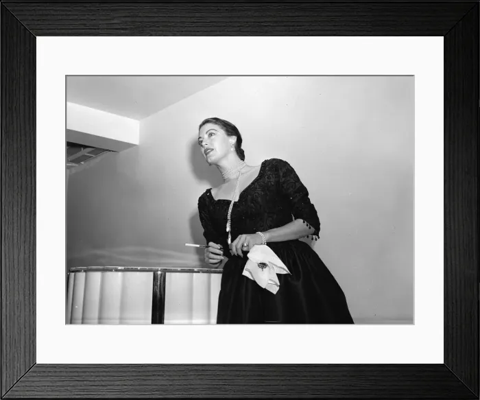 Framed Print : Ava Gardner at a press reception in London actess movie star film star Framed Print : Ava Gardner at a press reception in London actess movie star film star