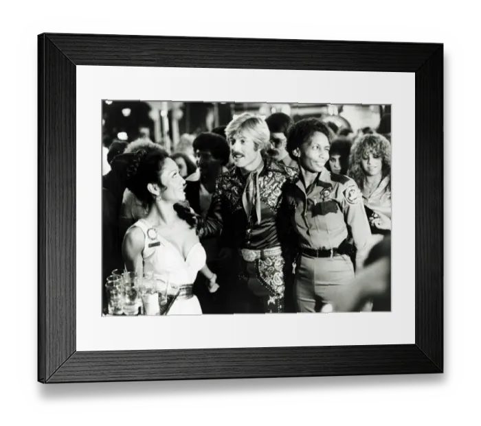 Framed Print : Robert Redford January 1979 Roberts takes a mid night ride through caesers palace