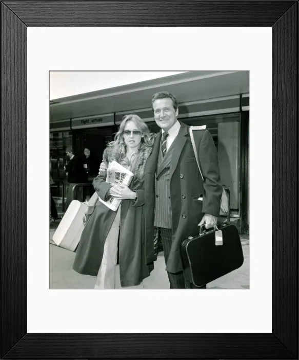 Framed Print : Patrick McNee with daughter Jennifer - March 1976 Patrick McNee of the Avengers Framed Print : Patrick McNee with daughter Jennifer - March 1976 Patrick McNee of the Avengers