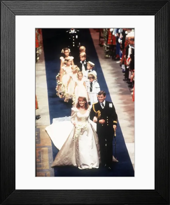 Framed Print : Anniversary-On this Day 23rd July 1986 Queen Elizabeth IIs son, Prince Andrew