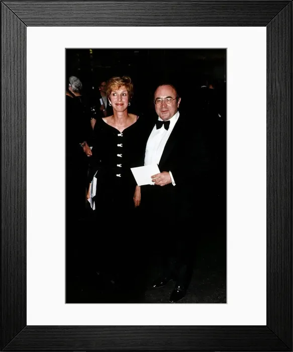 Framed Print : Bob Hoskins Actor with his wife Linda Hoskins for the Re-Opening of The Savoy Theatre Framed Print : Bob Hoskins Actor with his wife Linda Hoskins for the Re-Opening of The Savoy Theatre