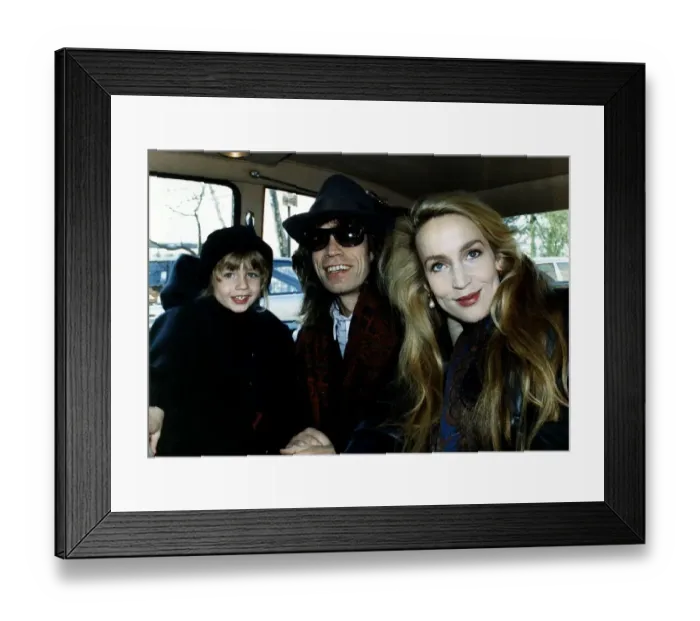 Framed Print : Jerry Hall and Mick Jagger Singer of the Rolling Stones Framed Print : Jerry Hall and Mick Jagger Singer of the Rolling Stones