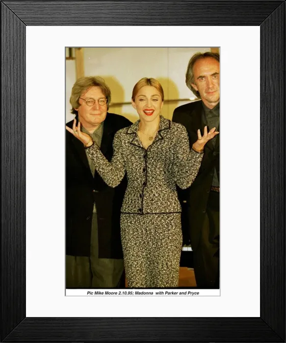 Framed Print : Madonna who will play the part of Eva Peron in the film version of the musical Evita with