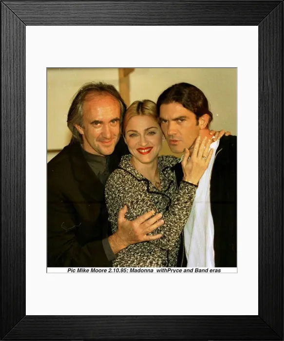 Framed Print : Madonna who will play the part of Eva Peron in a £2 Framed Print : Madonna who will play the part of Eva Peron in a £2