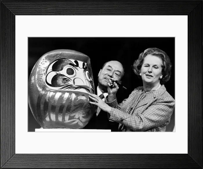 Framed Print : Conservative Prime Minister Margaret Thatcher, on her visit to officially open phase one Framed Print : Conservative Prime Minister Margaret Thatcher, on her visit to officially open phase one
