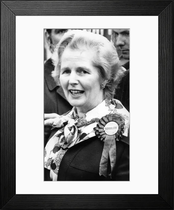 Framed Print : Margaret Thatcher meeting the public during a visit the Newcastle Framed Print : Margaret Thatcher meeting the public during a visit the Newcastle