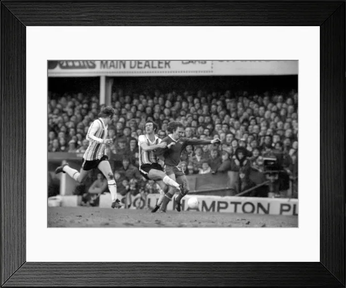 Framed Print : F. A. Cup. Southampton (1) vs. Chelsea (1). Peter Osgood is fouled by David Hay (Chelsea) Framed Print : F. A. Cup. Southampton (1) vs. Chelsea (1). Peter Osgood is fouled by David Hay (Chelsea)