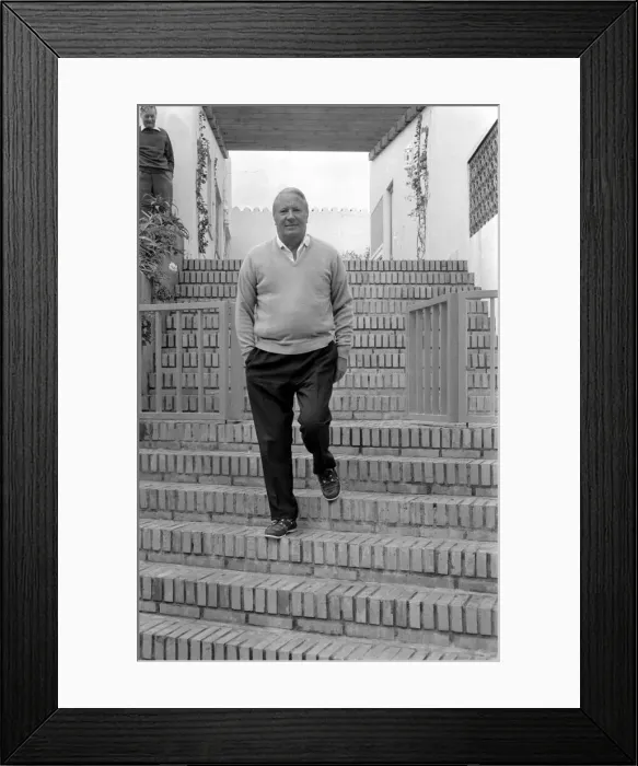 Framed Print : Prime Minister Edward Heath on holiday in Spain. February 1975