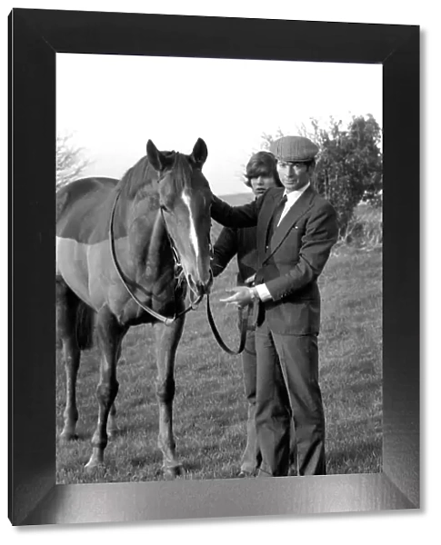 Racehorse owner and trainer Barry Hills with 'Dibidale'