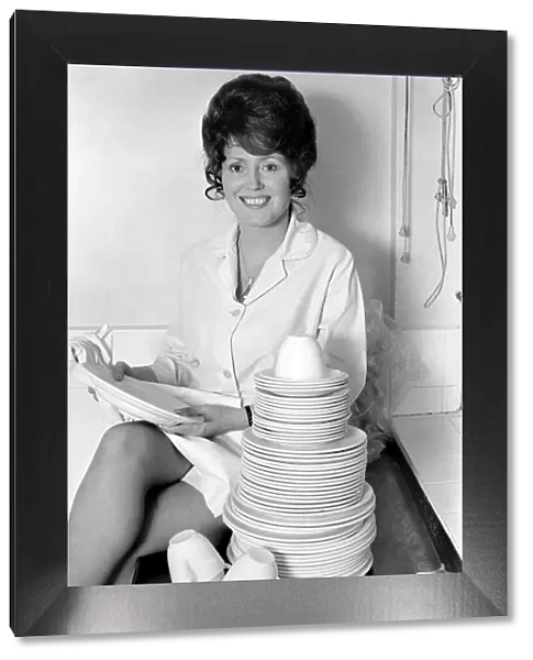 Glamour model Mrs. Jeannette Bradley. February 1975 75-01130-003