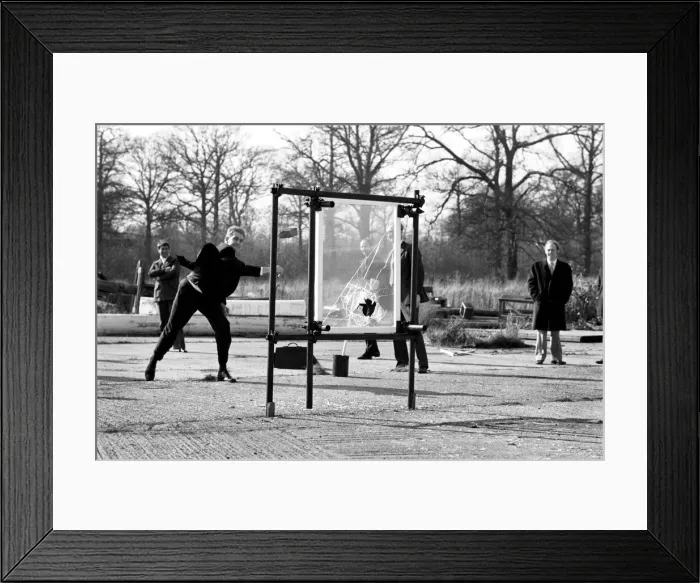 Framed Print : Safetykling - A Protective glass backing film from Ozalid Framed Print : Safetykling - A Protective glass backing film from Ozalid