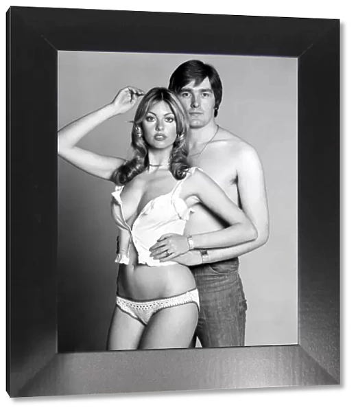 Couple: Man: Woman: Models Gillian Duxbury and Peter Glancy. April 1975 75-1959-003
