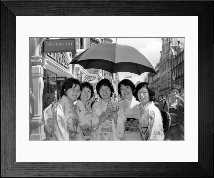 Framed Print : Japanese all womens group called The Daughters of Heaven Framed Print : Japanese all womens group called The Daughters of Heaven