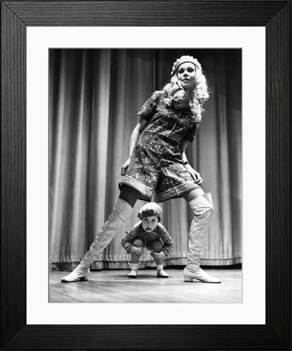Framed Print : Little Sharon Evans was disappointed when she went to a fashion show recently Framed Print : Little Sharon Evans was disappointed when she went to a fashion show recently