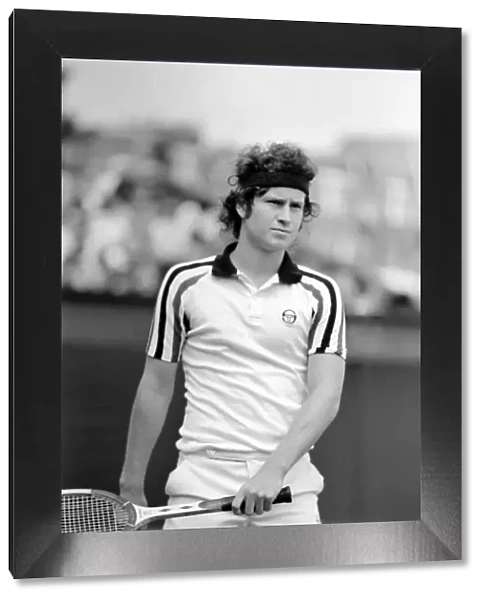 American tennis star John McEnroe. June 1980