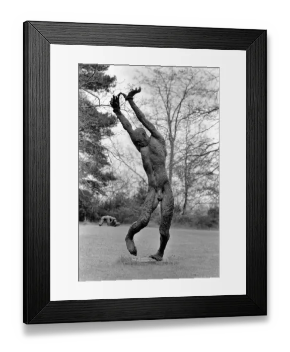 Framed Print : Art: Sculpture: Artist: Mrs. Cartwrights Bronzes. Leda and the Swan