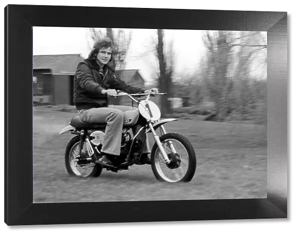 Britains top motor-cycling ace Barry Sheene aged 24