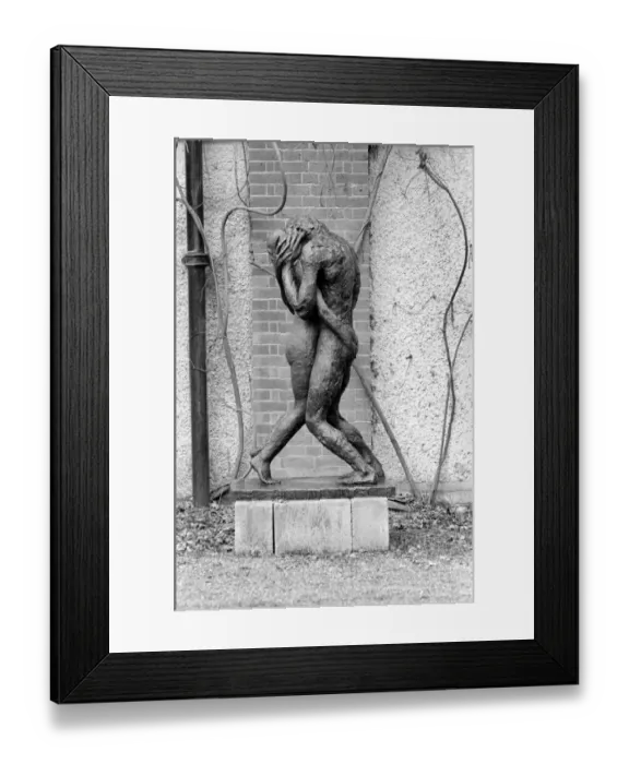 Framed Print : Art: Sculpture: Artist: Mrs. Cartwrights Bronzes. Leda and the Swan
