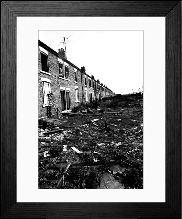 Framed Print : General views of the Northumberland village of Cambois Framed Print : General views of the Northumberland village of Cambois