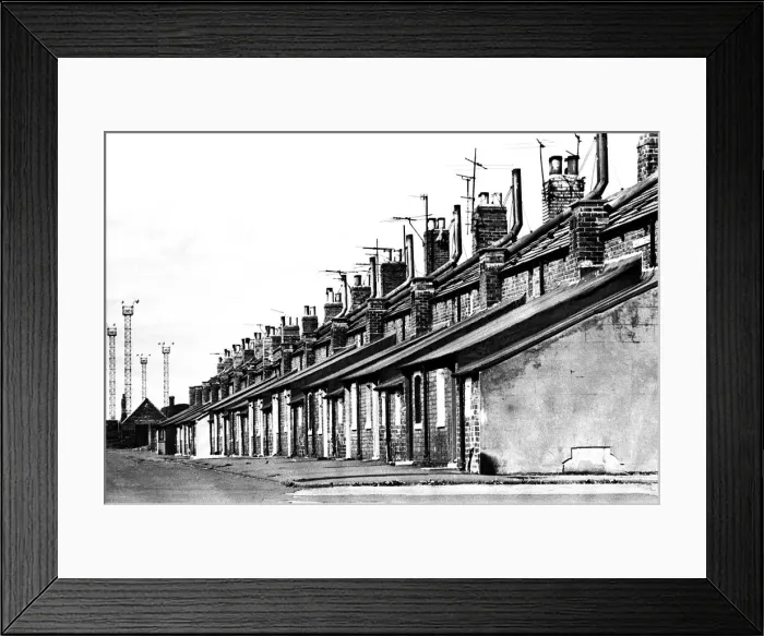 Framed Print : General views of the Northumberland village of Cambois Framed Print : General views of the Northumberland village of Cambois