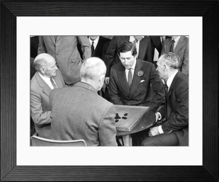 Framed Print : Prince Charles, The Prince of Wales during his visit to the North East 5 February 1986 Framed Print : Prince Charles, The Prince of Wales during his visit to the North East 5 February 1986