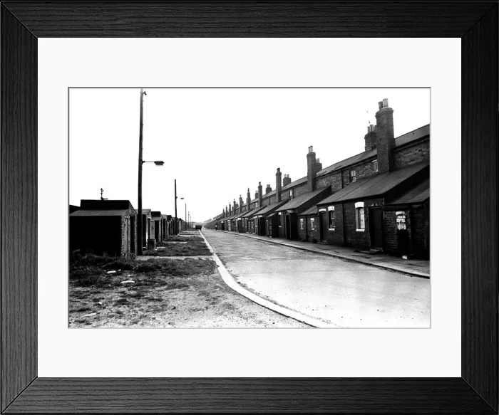 Framed Print : General views of the Northumberland village of Cambois Framed Print : General views of the Northumberland village of Cambois