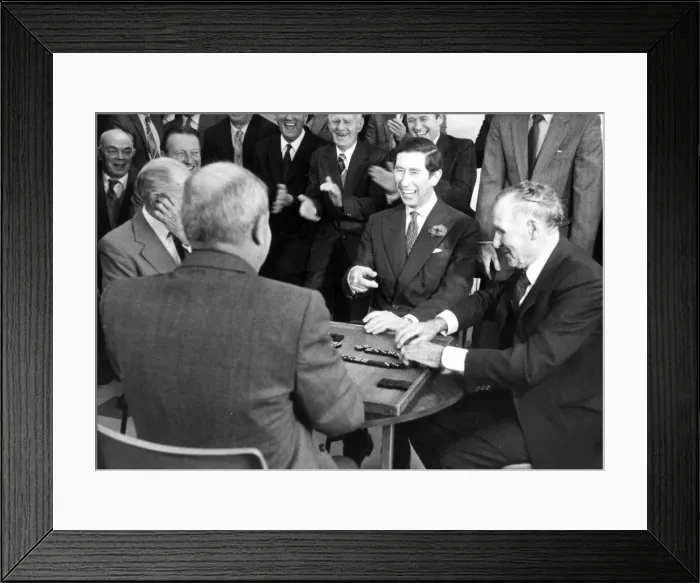 Framed Print : Prince Charles, The Prince of Wales during his visit to the North East 5 February 1986