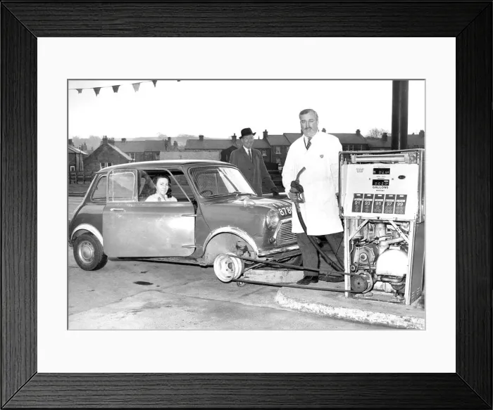 Framed Print : Necessity is the mother of invention, and Lanchester garage owner David Close certainly