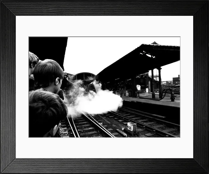 Framed Print : One of Britains fastest steam locomotives the Sir Nigel Gresley stops Framed Print : One of Britains fastest steam locomotives the Sir Nigel Gresley stops