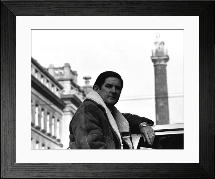 Framed Print : Australian actor Ray Barrett in Newcastle in March, 1971 Framed Print : Australian actor Ray Barrett in Newcastle in March, 1971