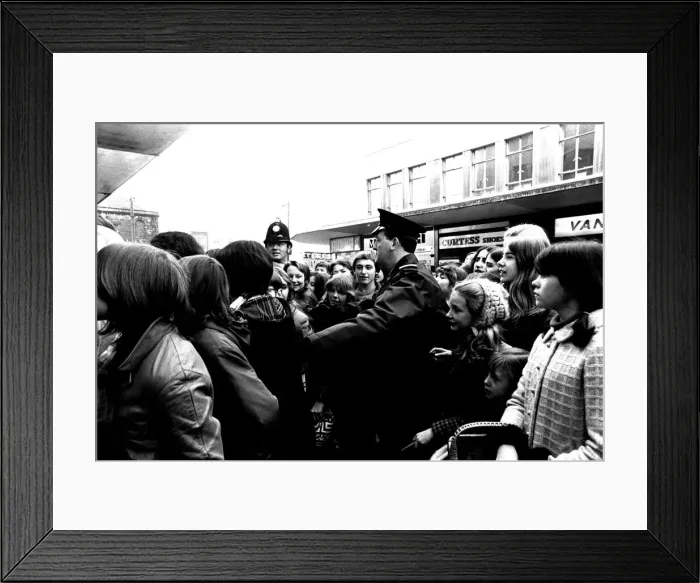 Framed Print : The source of the attraction was the Radio One disc jockey, Emperor Rosko Framed Print : The source of the attraction was the Radio One disc jockey, Emperor Rosko