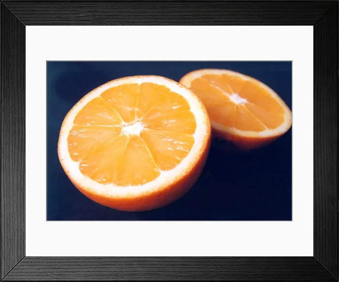 Framed Print : An orange