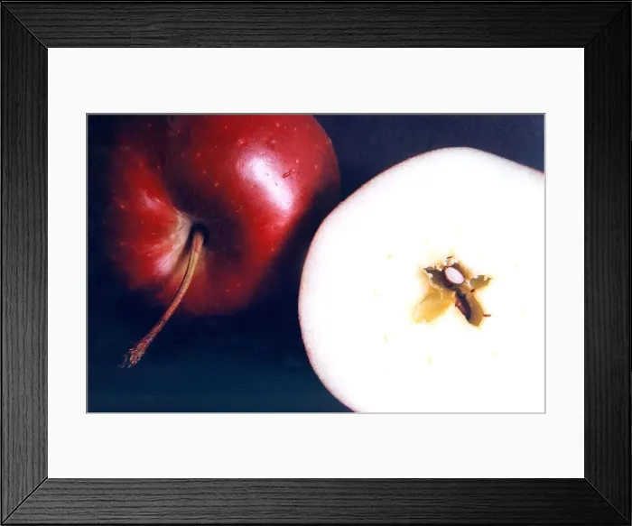Framed Print : An apple