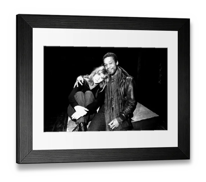 Framed Print : Imogen Stubbs with Hugh Quarshie, when they were at the Peoples Theatre Framed Print : Imogen Stubbs with Hugh Quarshie, when they were at the Peoples Theatre