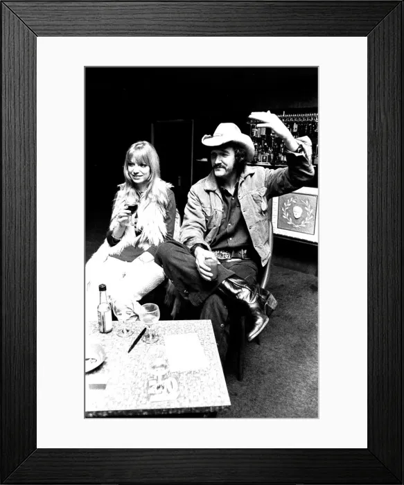 Framed Print : PJ Proby spoke, in November, 1971, of his brush with gangland in a Newcastle nightclub