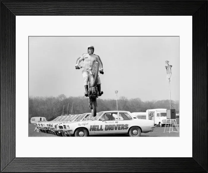 Framed Print : The Hell Drivers are in town, visiting the U. K. for only their second time Framed Print : The Hell Drivers are in town, visiting the U. K. for only their second time