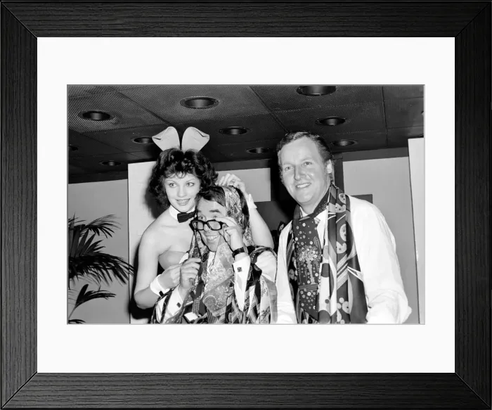 Framed Print : Comedian Ronnie Corbett and Nicholas Parsons at the Tie Manufacturers Association Top Ten Framed Print : Comedian Ronnie Corbett and Nicholas Parsons at the Tie Manufacturers Association Top Ten