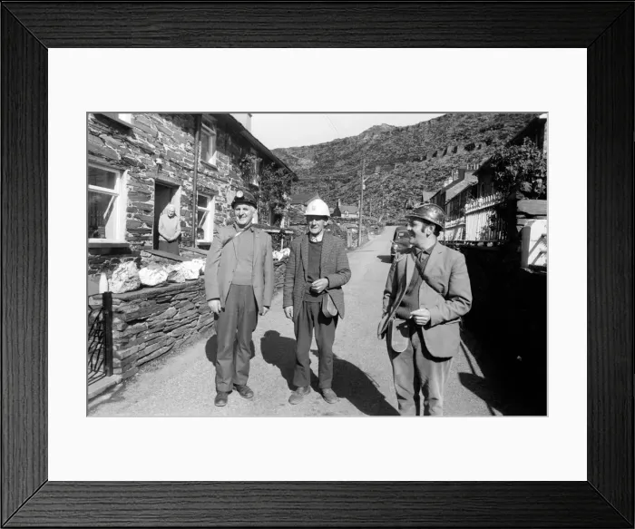 Framed Print : Mining: Industry: Britains Ugliest Beauty Spot': Blaenau Ffestiniog Framed Print : Mining: Industry: Britains Ugliest Beauty Spot': Blaenau Ffestiniog