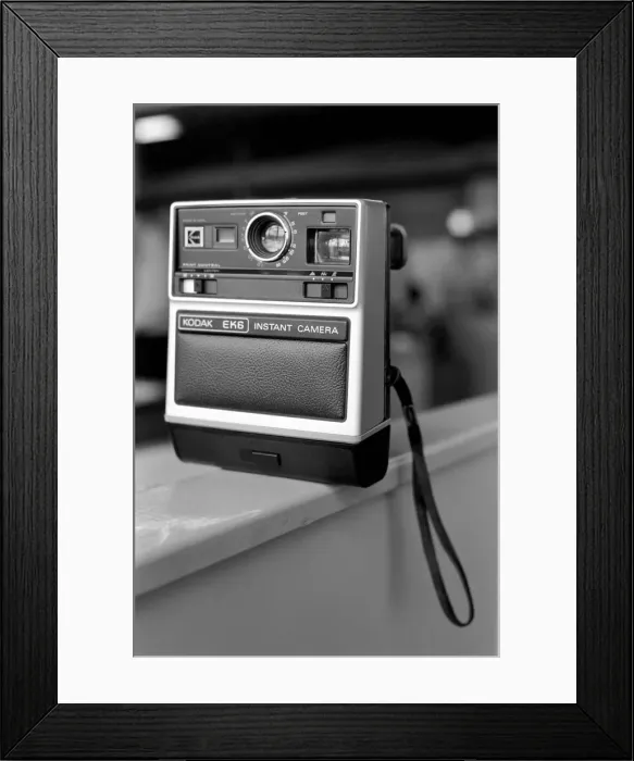 Framed Print : Equipment: Old: Cameras: Kodak cameras. April 1977 77-01998 Framed Print : Equipment: Old: Cameras: Kodak cameras. April 1977 77-01998