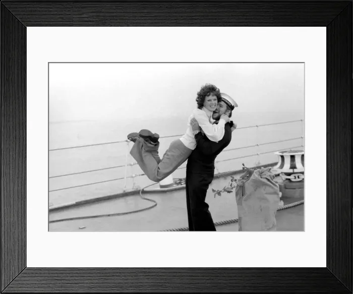 Framed Print : Reunion - Sailors. H. M. S. Baccante. Leading Seaman Lawton age 26 of Chtham Framed Print : Reunion - Sailors. H. M. S. Baccante. Leading Seaman Lawton age 26 of Chtham